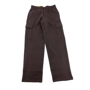 Tuff Athletics Women's Fleece Cargo Pants | Brown | Size Small **NEW